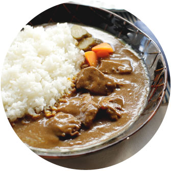 千屋牛炭火炙り牛カレー